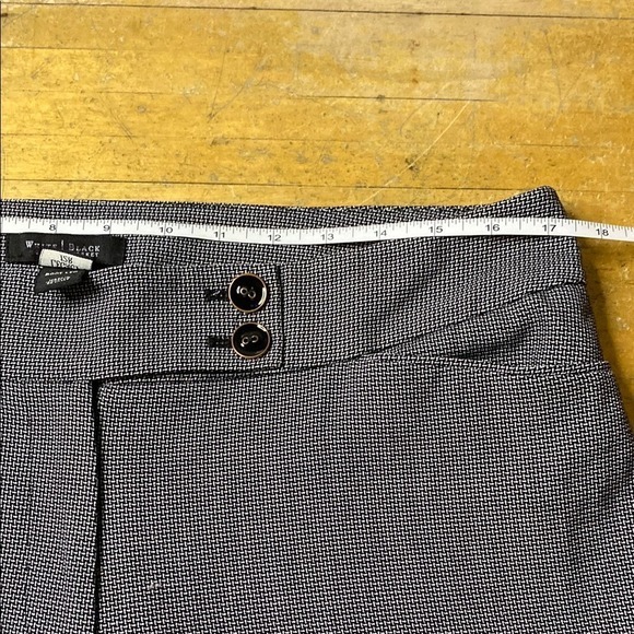 Womens White House Black Market Dress Pants Career Trousers Gray Legacy Size 12R - Picture 4 of 12